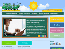 Tablet Screenshot of colegioecologia.com.br